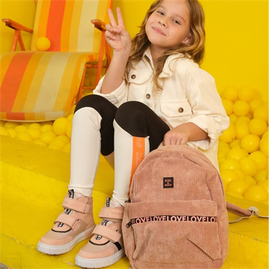 Coolest Kız Çocuk Sırt Çantası Pudra