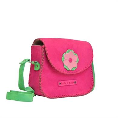 Flower Kız Çocuk Postacı Çanta Fuşya