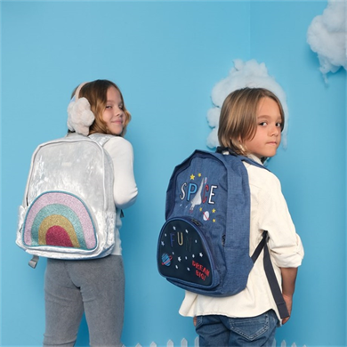 Space Fun Uzay Temalı Erkek Çocuk Sırt Çantası Lacivert