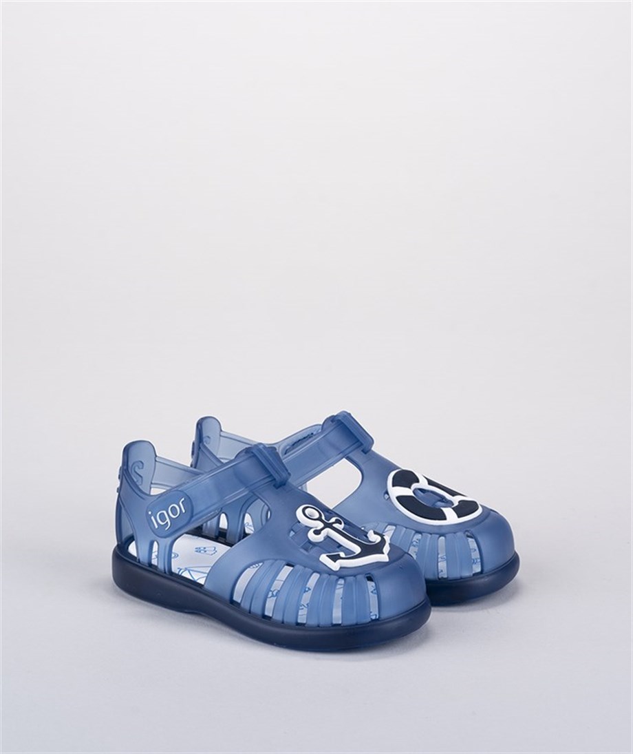 S10249 Tobby Velcro Nautico İgor Marka Erkek Sandalet Lacivert Fiyatları  Seçenekleri - Kids A More