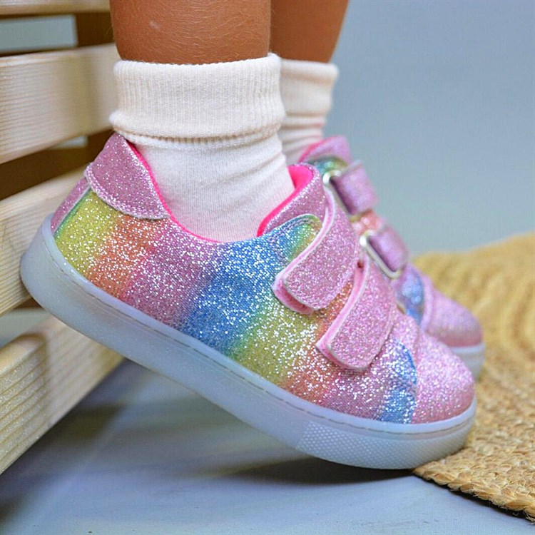Silvery Işıklı Tabanlı Parlak Kız Çocuk Ayakkabısı Pembe Fiyatları  Seçenekleri - Kids A More