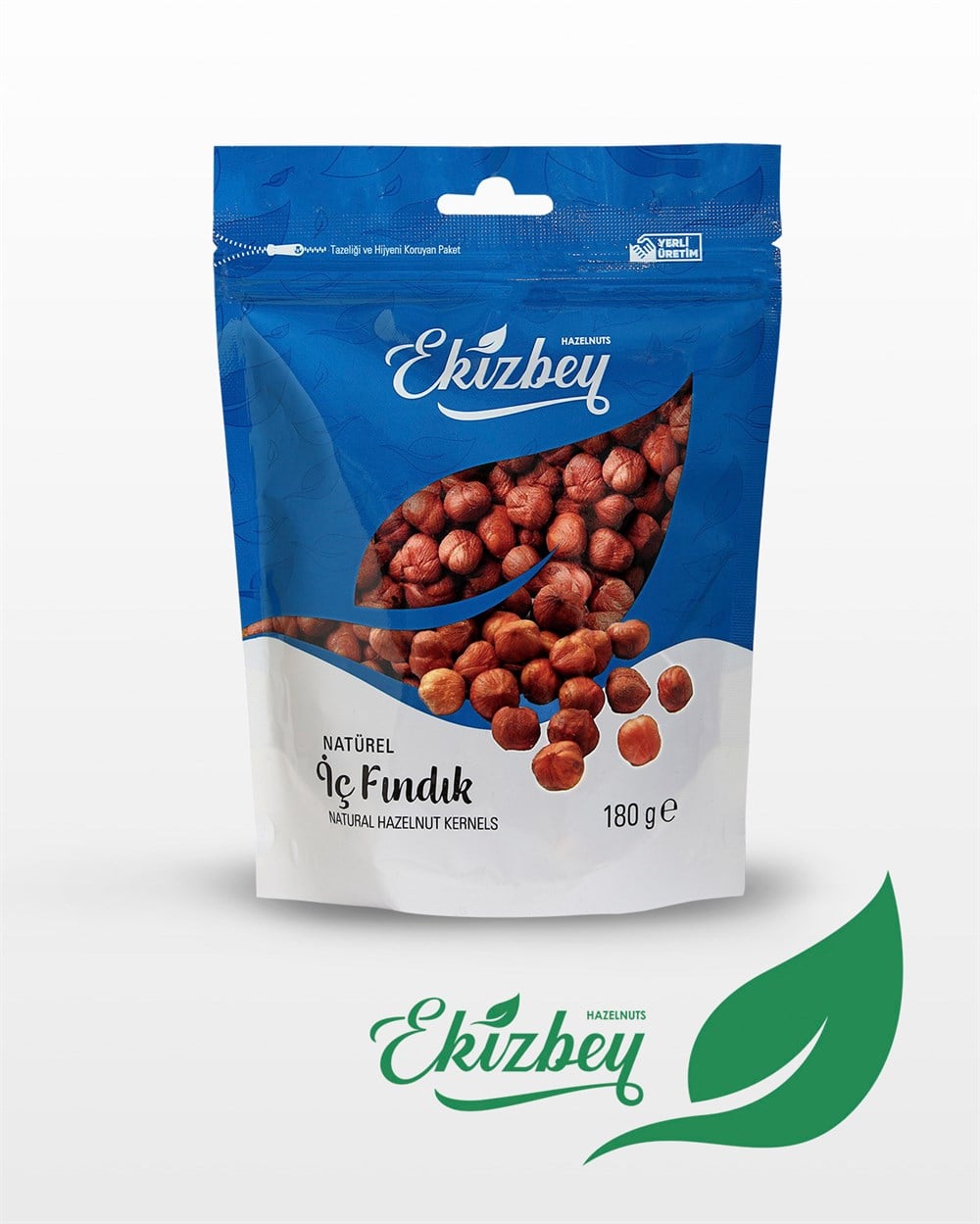 Ekizbey Natürel İç Fındık 180g Doypack
