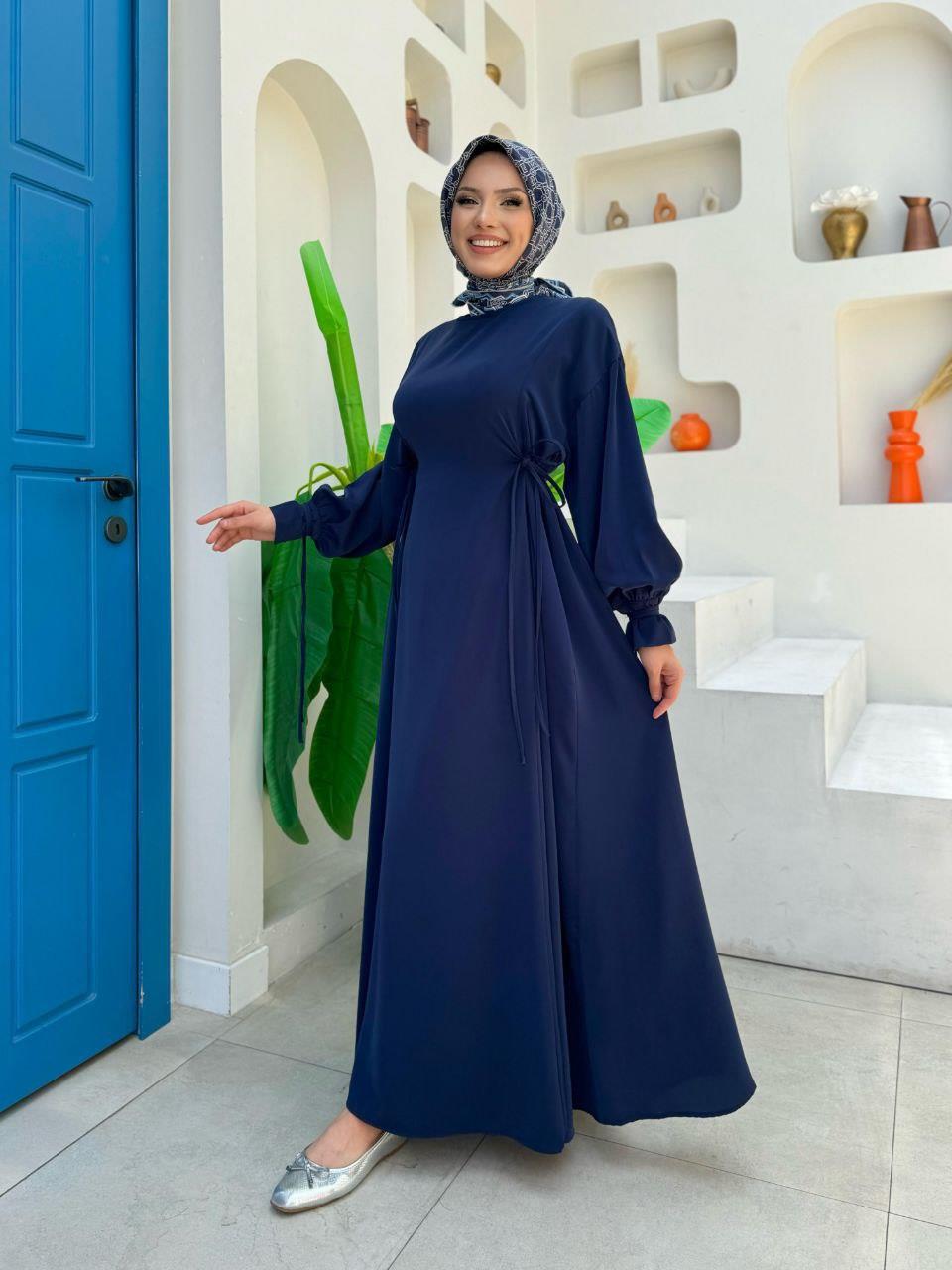 Bağlamalı Elbise  Bordo