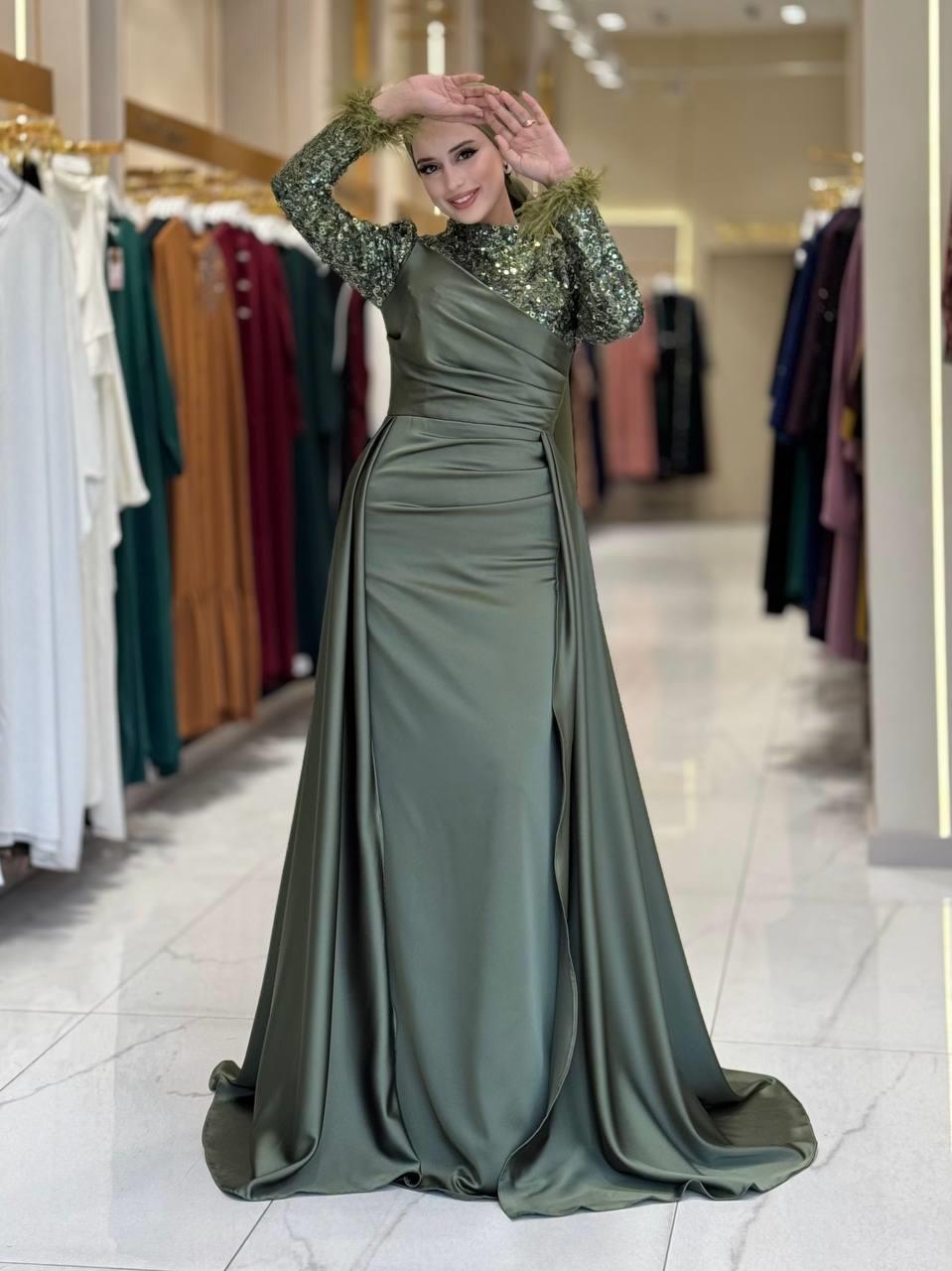 Pul Payet Saten Abiye Haki