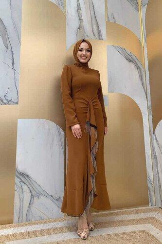 Taba Püsküllü Abiye