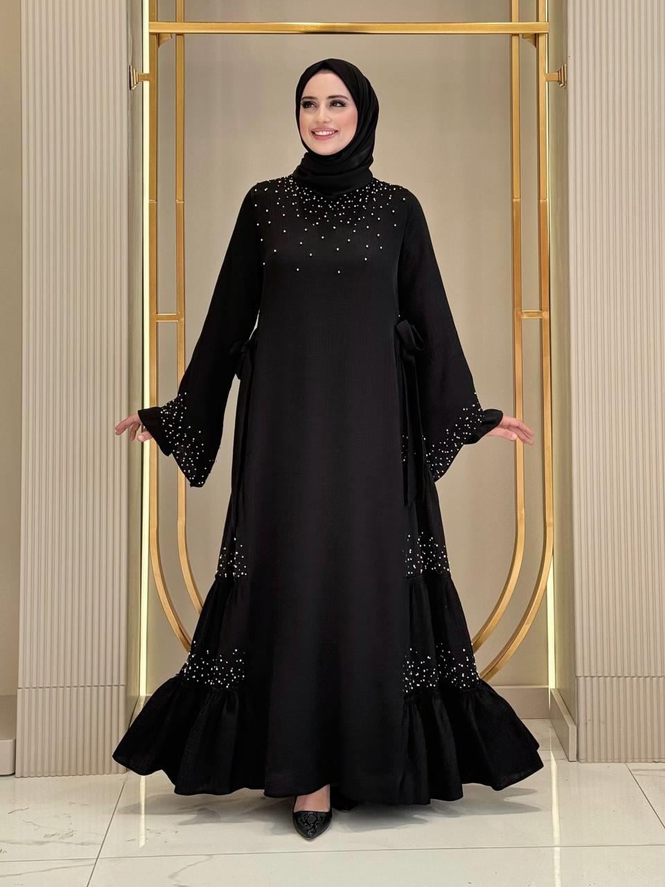 Taş İşlemeli Elbise