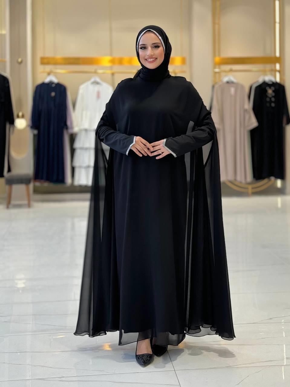 Abaya Elbise Takım Siyah