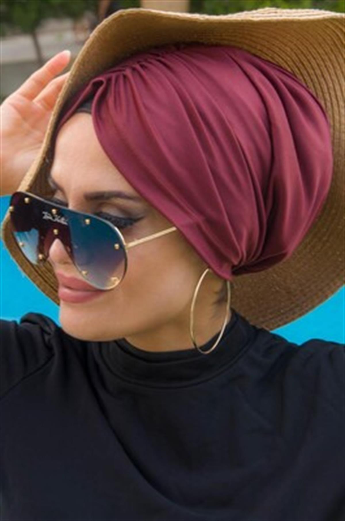 Bordo Büzgülü Deniz Bonesi