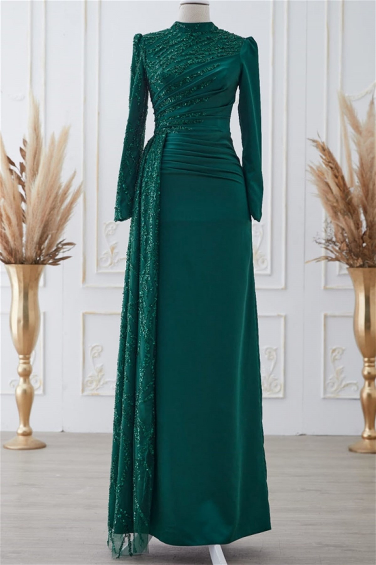 Güneş Abiye Zümrüt