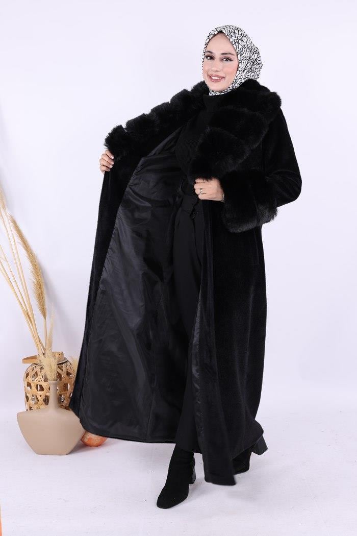 Kürklü Kaban Siyah