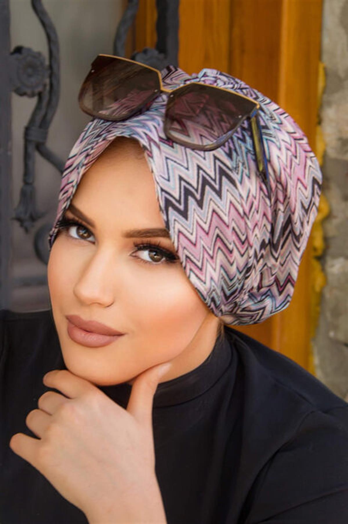 Pudra Zigzag Deniz Şapkası