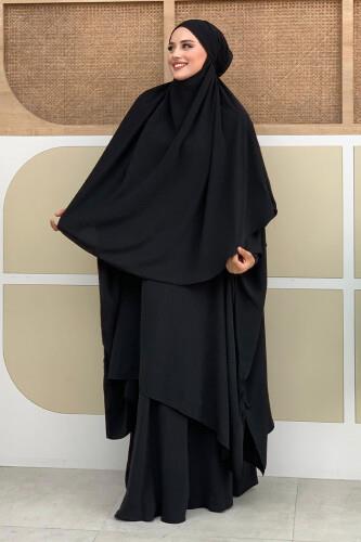 Sufleli Cilbab Siyah