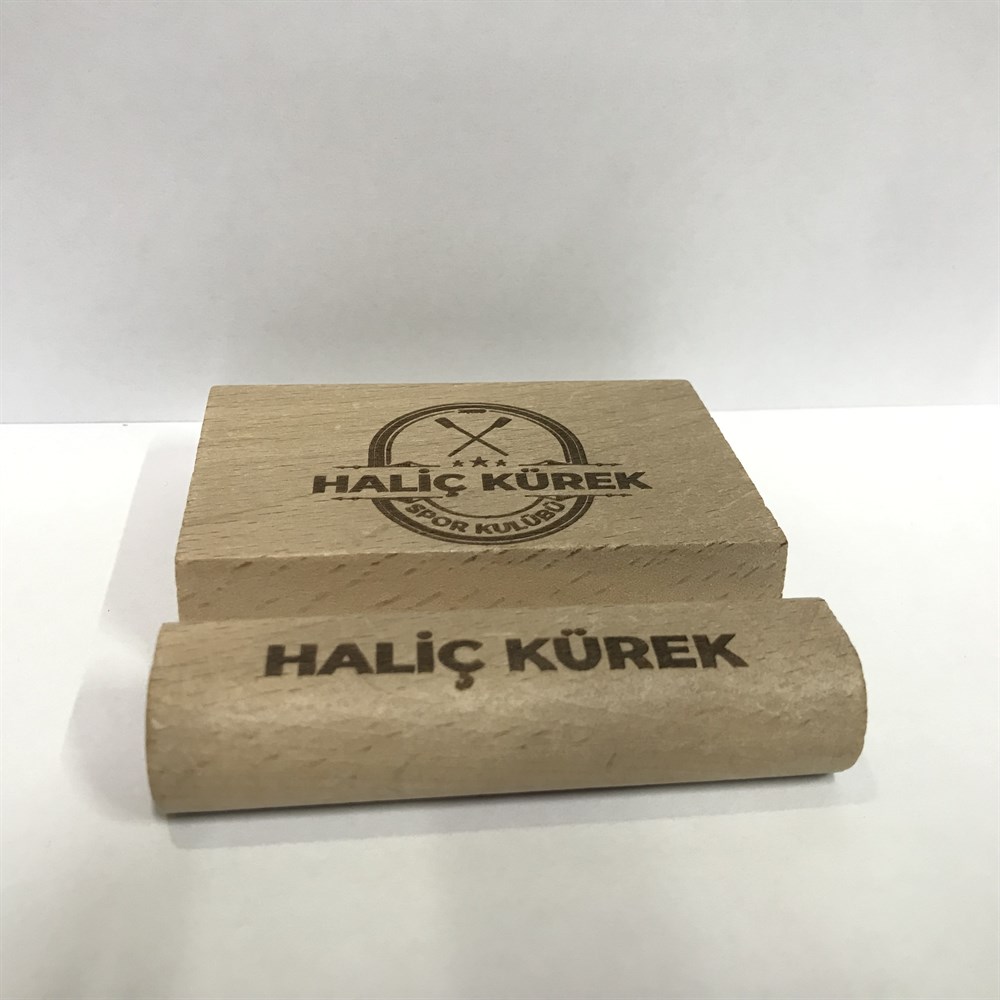Haliç Kürek KulübüAhşap Telefon Tutucu (Haliç Kürek Spor)