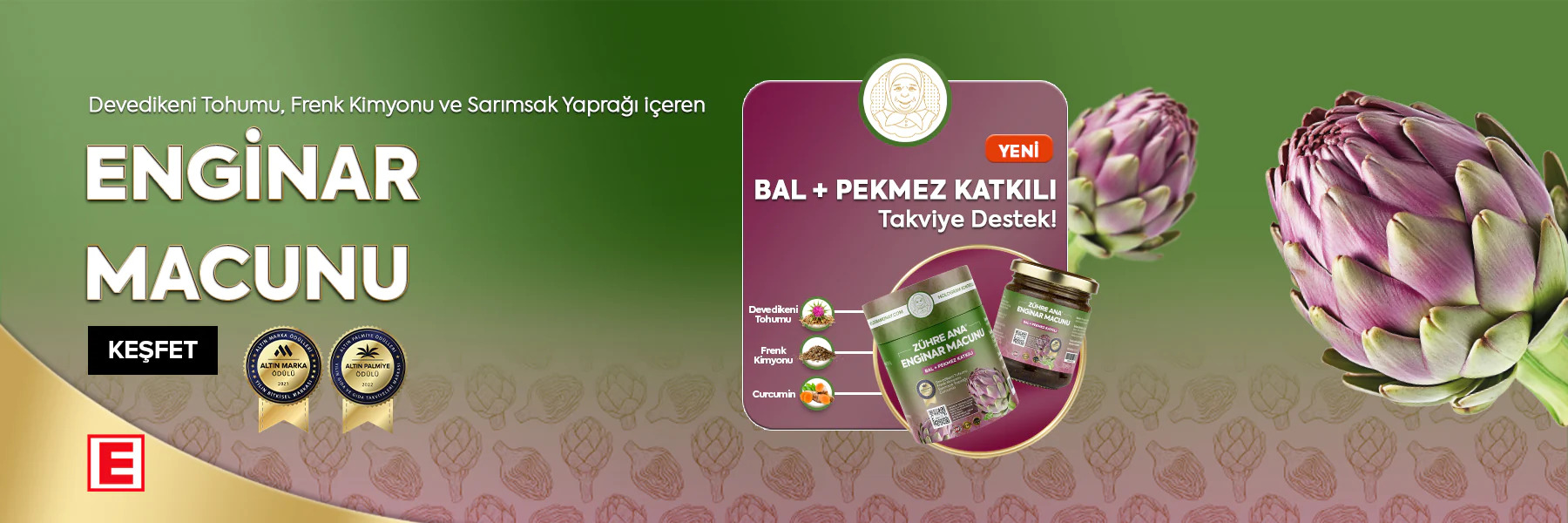 /Zühre Ana Enginar Macunu Bal ve Pekmez Katkılı Macun