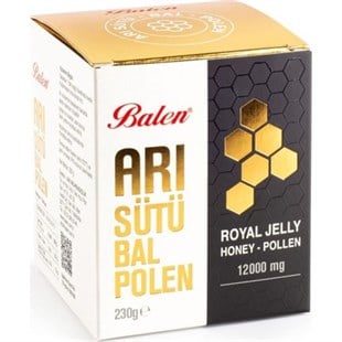 Arı Sütü-Polen & MacunlarBalen Arı Sütü-Bal-Polen 12000 MgBALEN