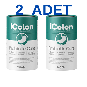 Form ÇaylarıBlack naturel iColon Probiyotik Kür 240 Gr 2 ADET Black Natural Icolon Probiotic Cure- Icolon Bağırsak 2 ADETBlack Naturel 