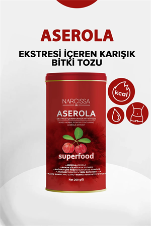 Form ÇaylarıNarcissa aserola Ekstraktı içeren karışık bitki çayı 200grNarcissa aserola çayı  200gr Narcissa