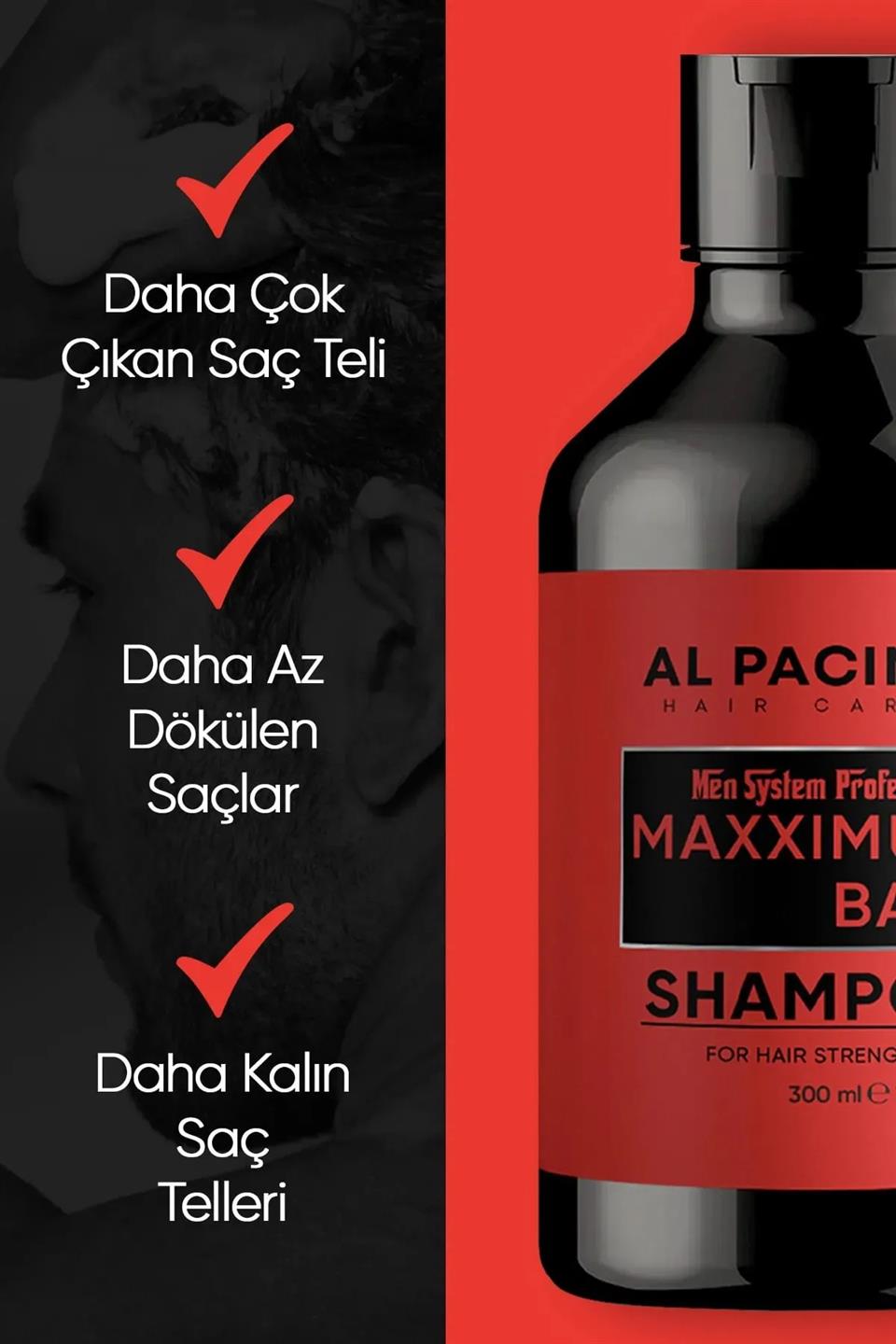 Alpacino Saç Dökülmesine Karşı Önleyici Saç Bakım Şampuan 300ml