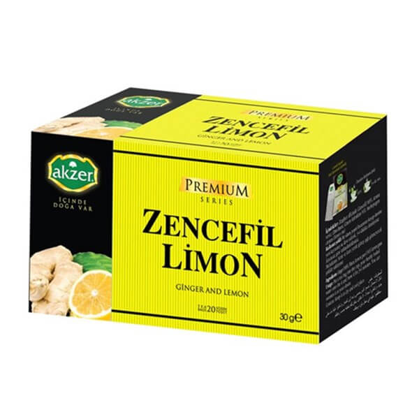 Premium Bitki ÇaylarıAkzer Zencefilli Limonlu ÇayAKZER
