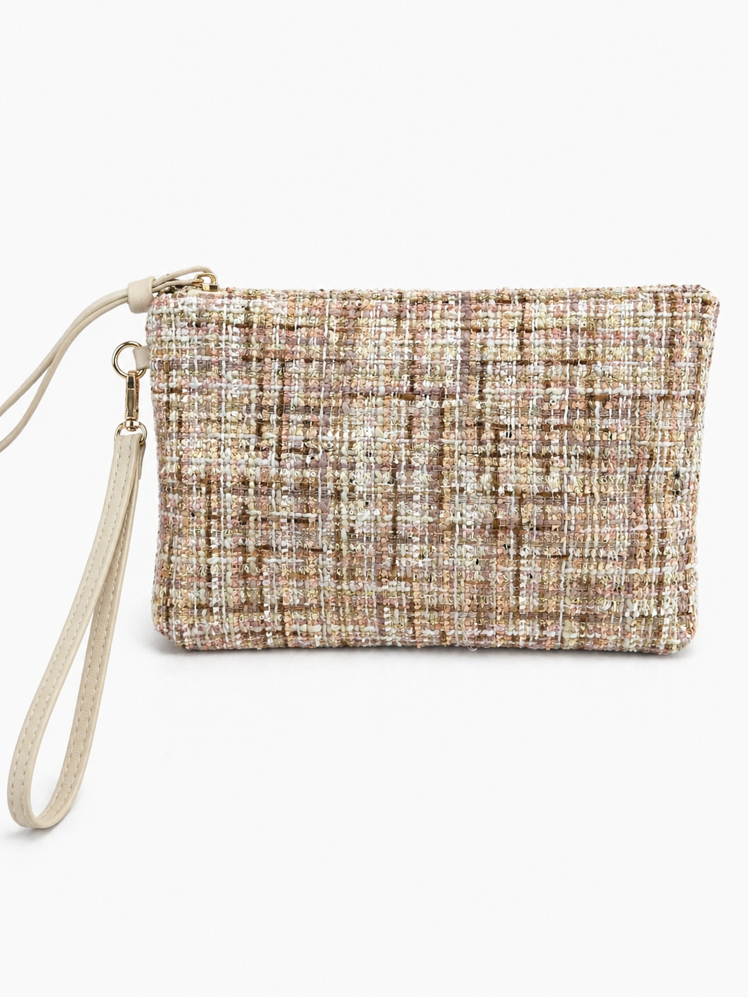 Clutch Çanta Dokuma El Çantası Bilek Askılı Yazlık Portföy Çanta Çok Renkli