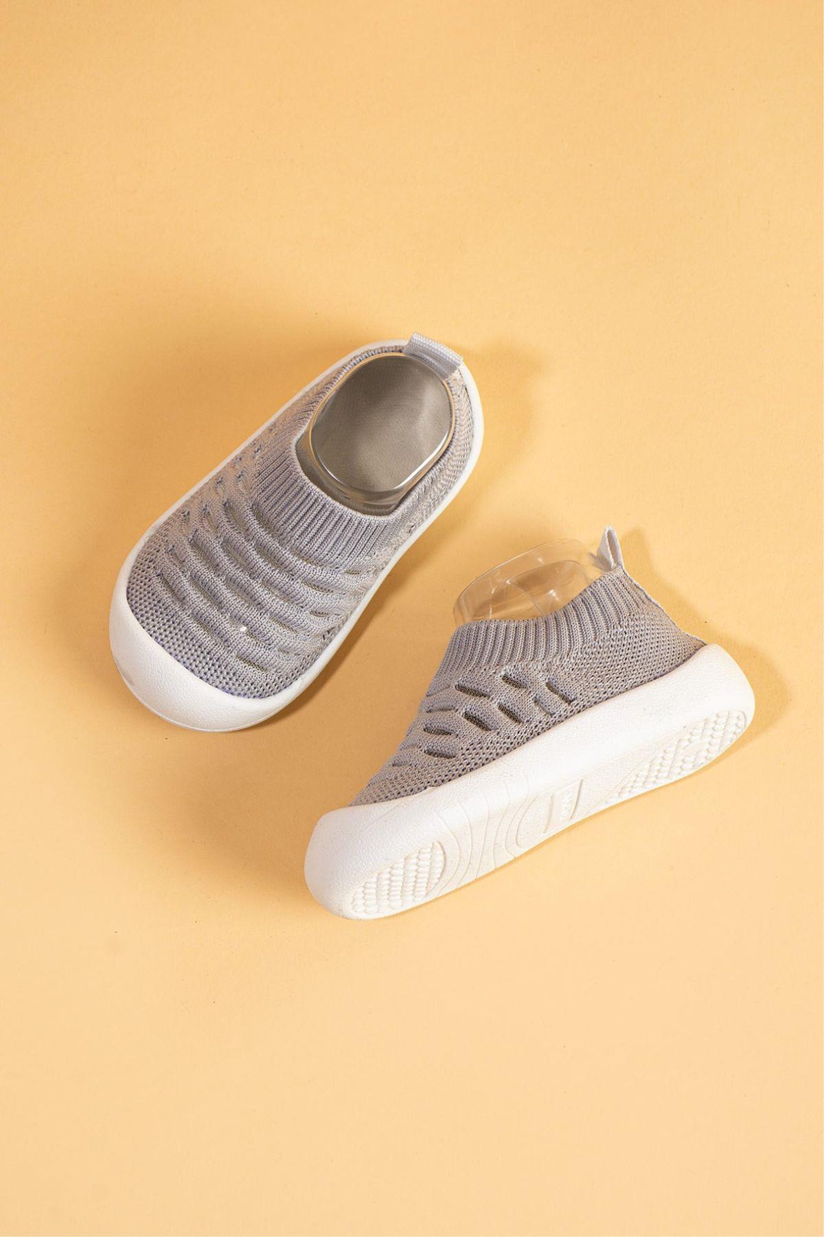 Bebek İlk Adım Ayakkabı Gri