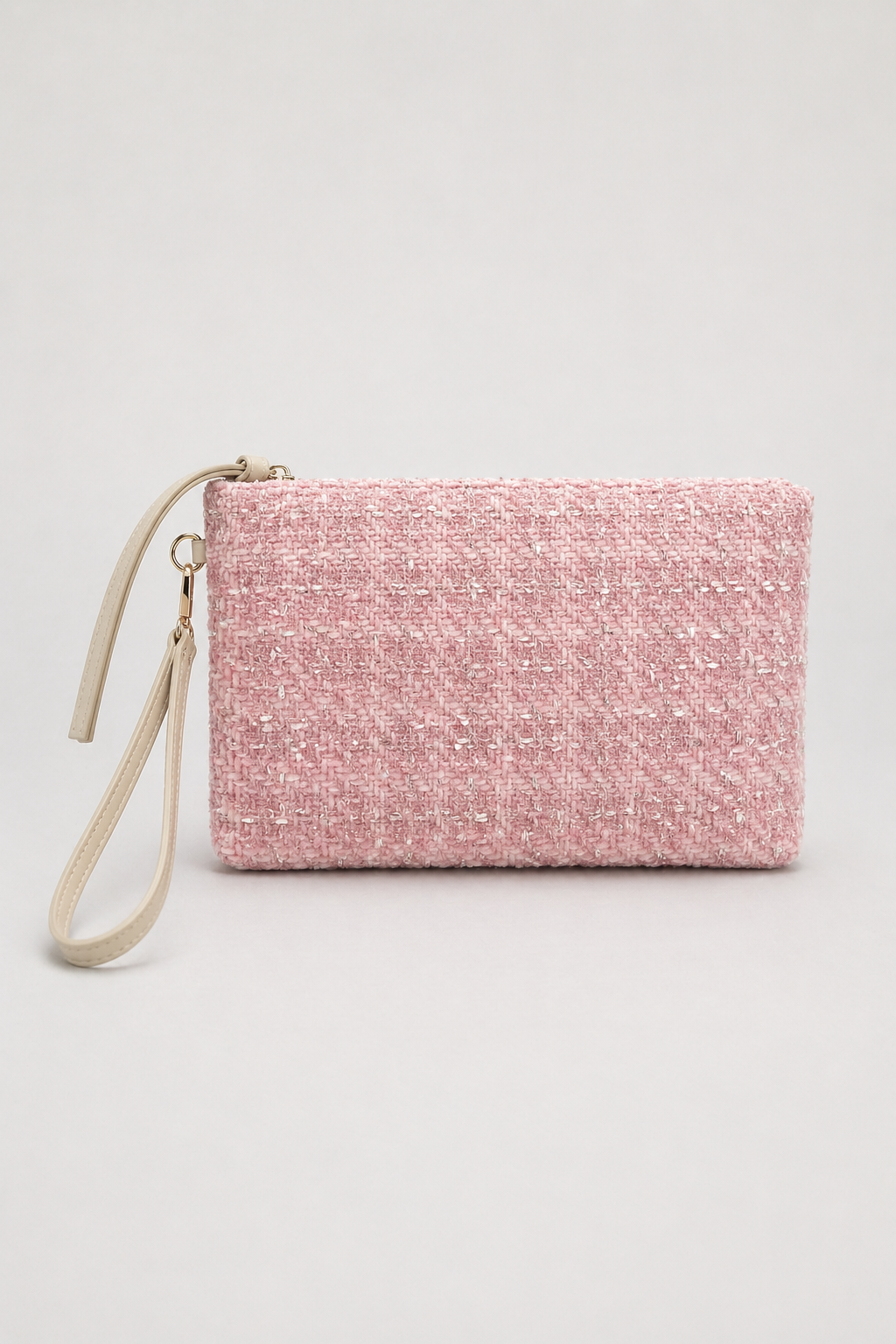 Clutch Çanta Dokuma El Çantası Bilek Askılı Yazlık Portföy Çanta Pudra