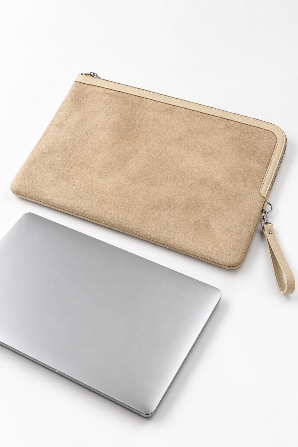 13 İnç Tablet ve Laptop Taşıma Çantası Vizon Süet
