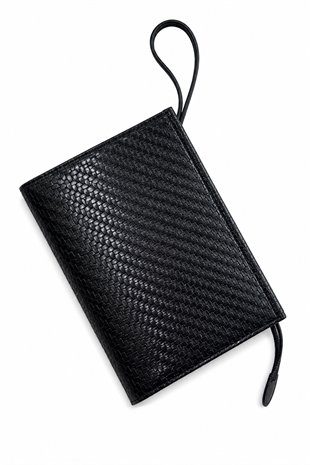 Kadın Portföy Çanta – Şık Tasarım, Günlük & Gece Kullanım Clutch Siyah Örgü Desen
