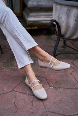 Çift Kemerli Babet Bej