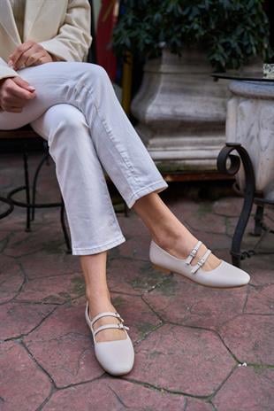 Çift Kemerli Babet Bej