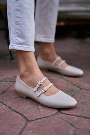 Çift Kemerli Babet Bej