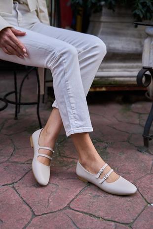 Çift Kemerli Babet Bej