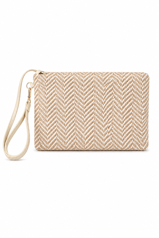 Clutch Çanta – Modern Dokulu Tasarım, Şık & Günlük Kullanım Nude