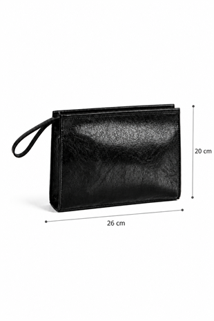 Kadın Portföy Çanta – Şık Tasarım, Günlük & Gece Kullanım Clutch Siyah