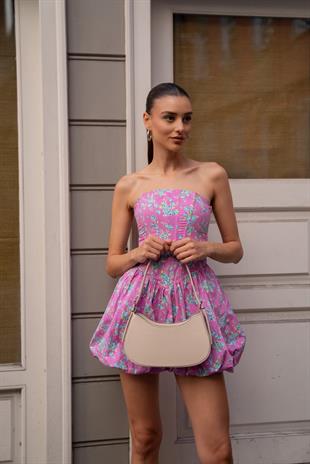 Parma Baguette Kadın Çanta - Krem