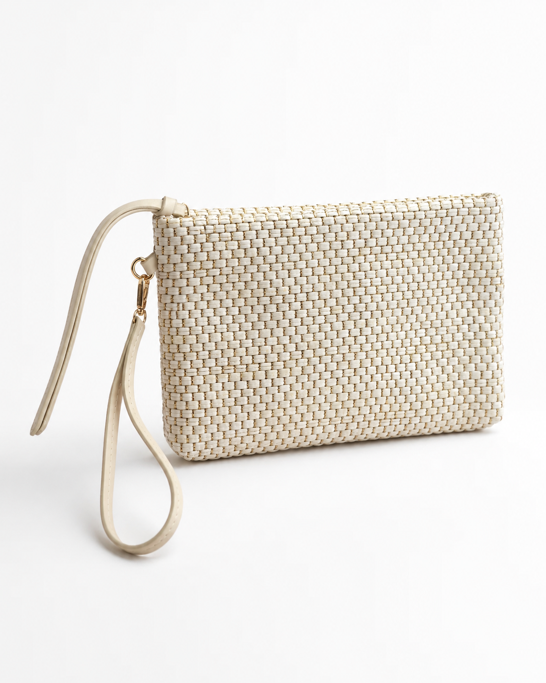 Clutch Çanta – Modern Dokulu Tasarım, Şık & Günlük Kullanım Beyaz