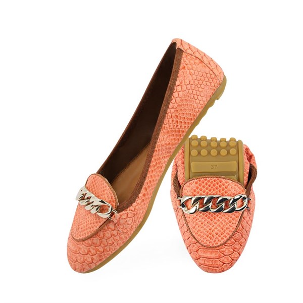 Rollbab Coral Elegance Kadın Babet Ayakkabı 