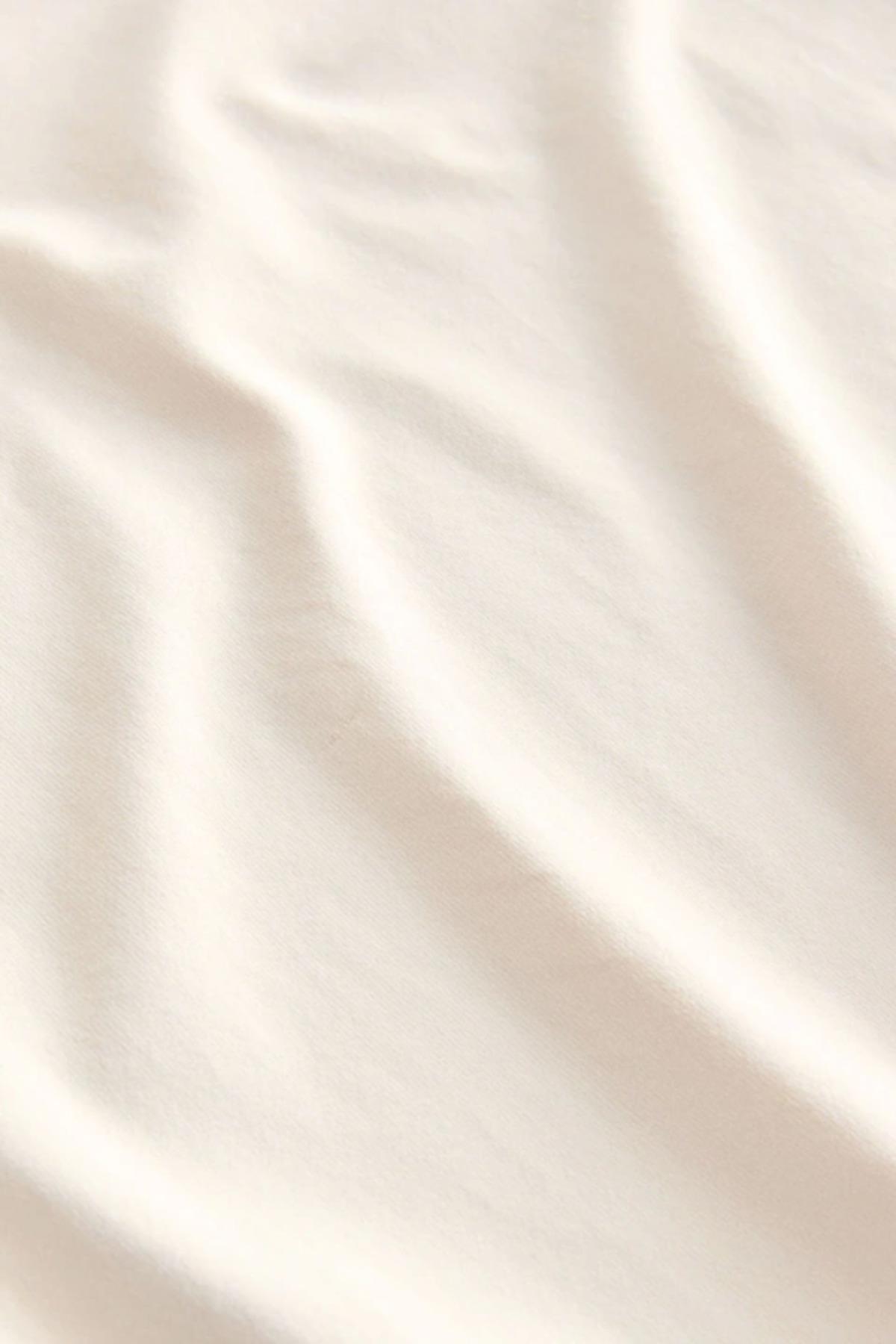 Ekru Çift Katlı Straplez Pamuklu Üst Bluz