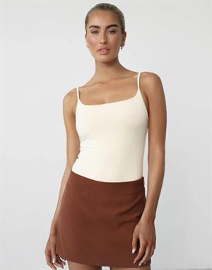 Ekru Ince Askılı Bluz