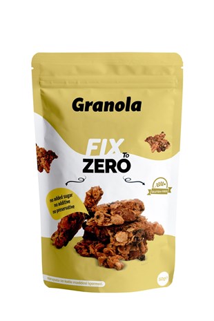 FİX TO ZERO  Glutensiz Granola 50 Gr