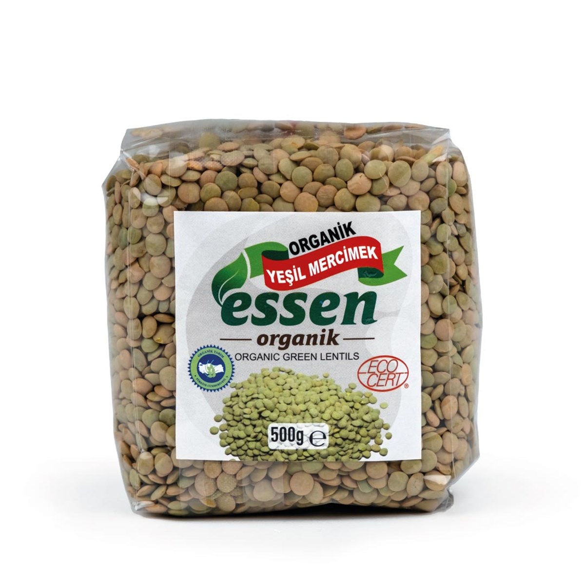 ESSEN ORGANİK Yeşil Mercimek 500 Gr