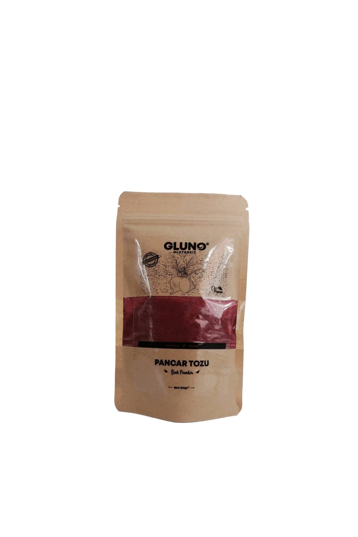 GLUNO GLUTENSİZ Pancar Tozu 100 Gr