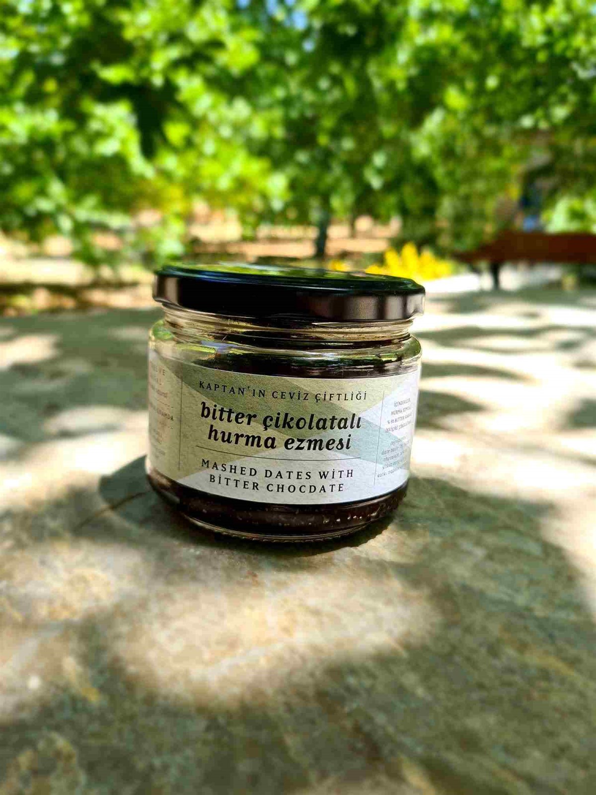 KAPTAN'IN CEVİZ ÇİFTLİĞİ Hurma Ezmeli Bitter Krema 300 Gr