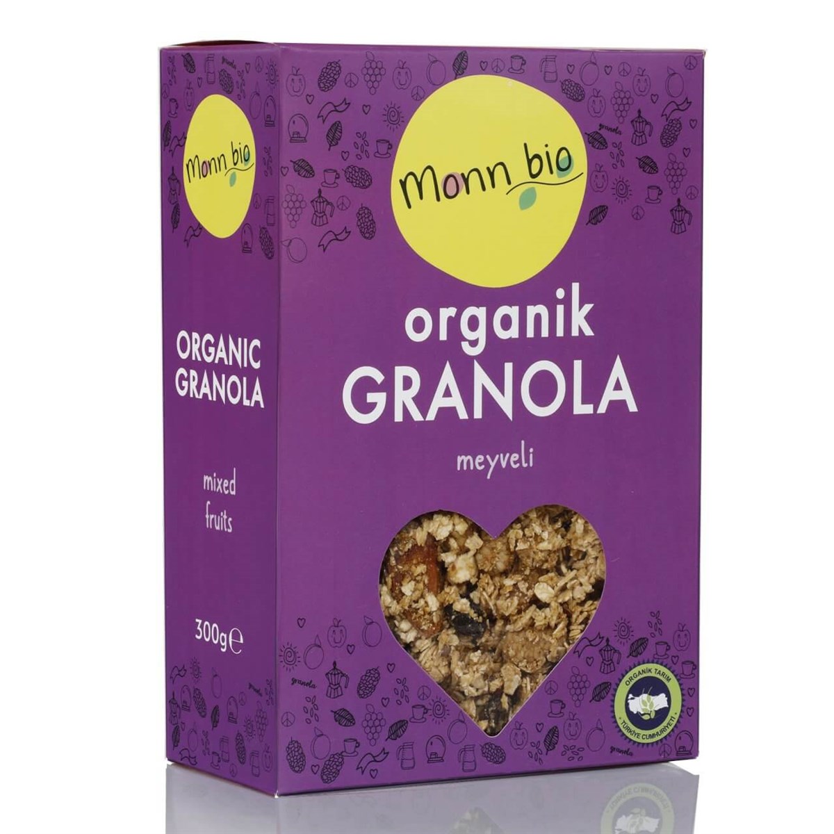 MONN BIO ORGANİK Meyveli Granola 300 gr 
