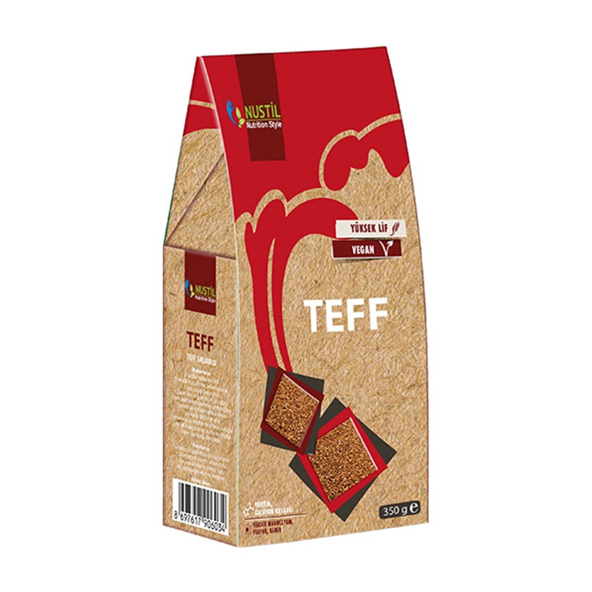 NUSTİL Glutensiz Teff Tahılı 350 g