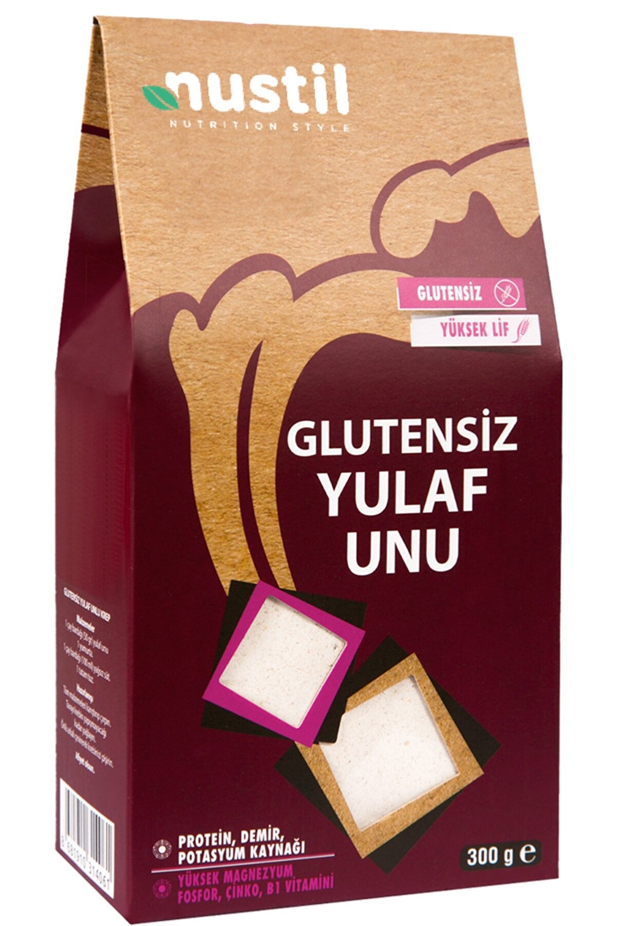NUSTİL Glutensiz Yulaf Unu 300 g