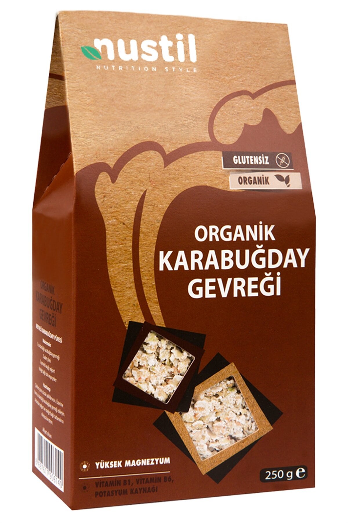 NUSTİL Glutensiz&Organik Karabuğday Gevreği 250g