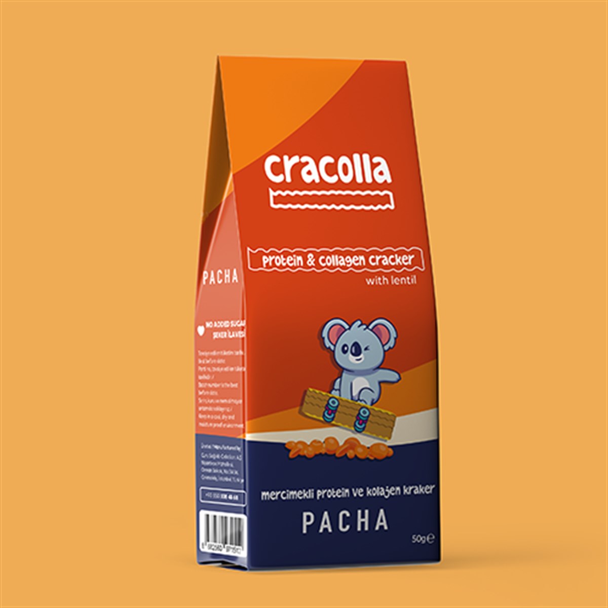 PACHA CIPS Cracolla Mercimekli Kolajen Kraker 40 G