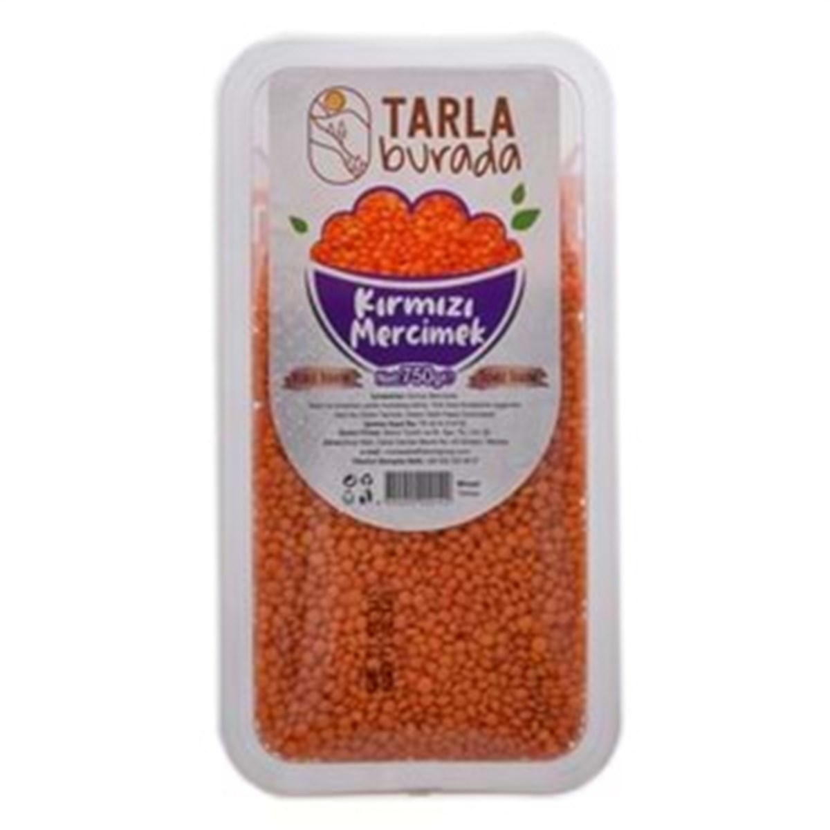 TARLABURADA Kırmızı Mercimek 750 GR