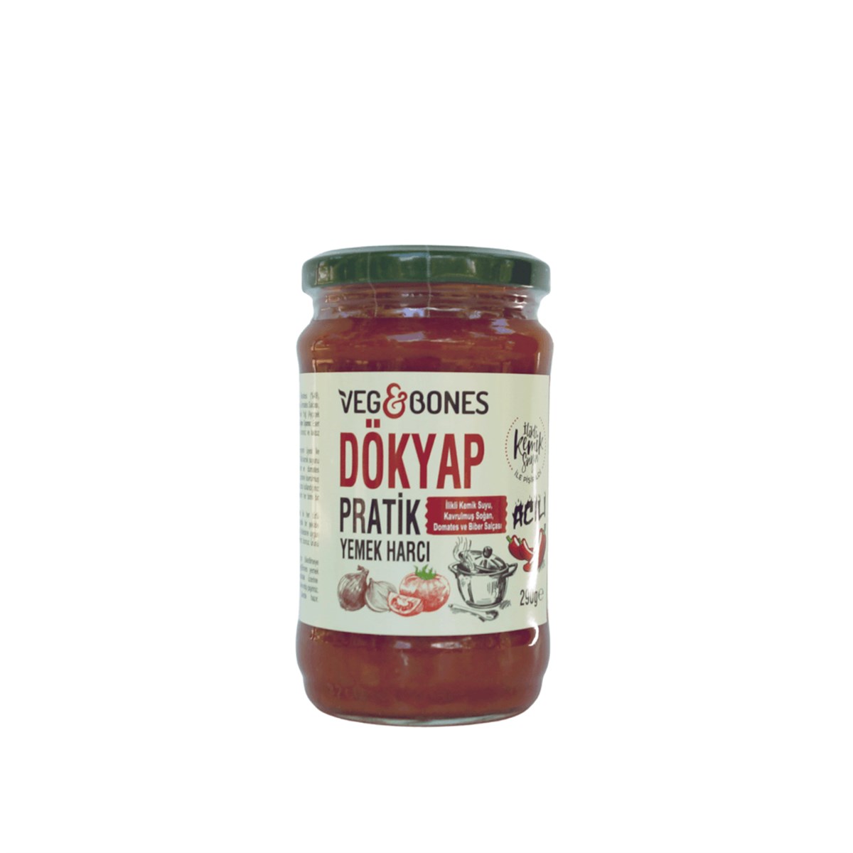 VEG&BONES Dökyap Pratik Yemek Harcı Acılı 290 gr